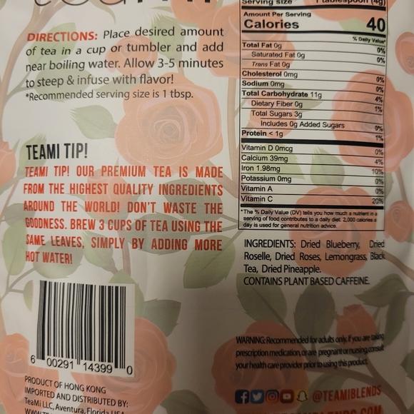 Teami Bloom Tea - Picture 3 of 3